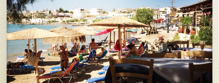 Makry Gialos Beach is one of Posti che sono piaciuti a Christos.