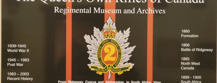 Queen's Own Rifles of Canada Museum and Archives is one of Trip part.4.