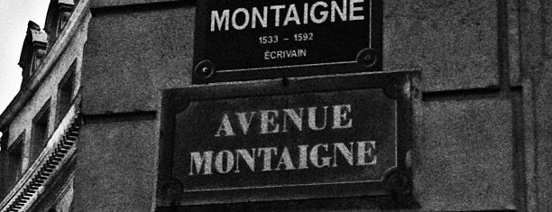 Авеню Монтень is one of Paris.