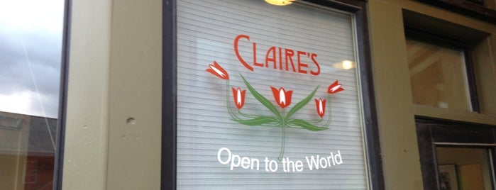 Claire's Restaurant is one of Vermont.