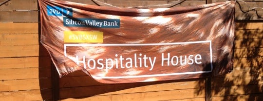 #SVBSXSW Hospitality House is one of #SVBSXSW.