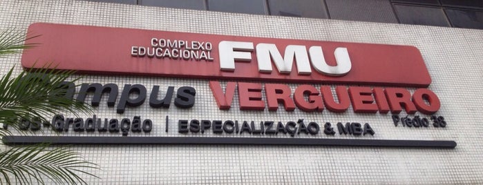 FMU - Pós-graduação - Especialização E MBA is one of Lugares e checkins.