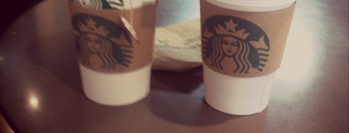 Starbucks is one of cafes.