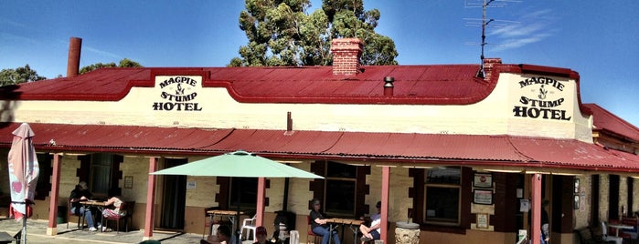 Magpie Stump Hotel is one of South Australia.