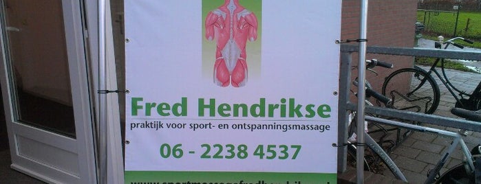 Praktijk voor sport en ontspanningsmassage Fred Hendrikse is one of Hendrikse.