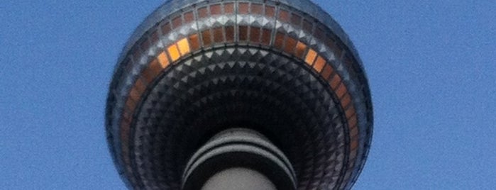 Berliner Fernsehturm is one of สถานที่ที่บันทึกไว้ของ Chara.