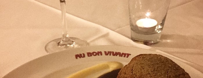 Au Bon Vivant is one of risos, jantar querido.