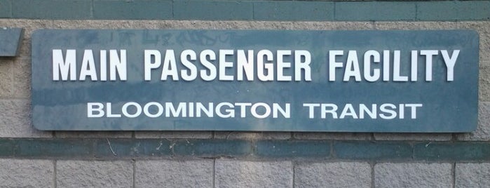 Bloomington Transit Downtown Terminal is one of Tempat yang Disukai Lindsay.