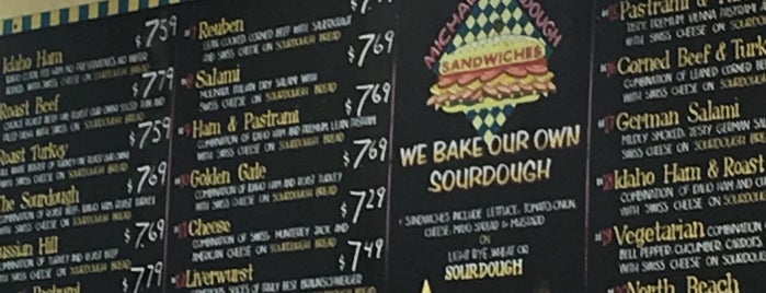 Michael's Sourdough Sandwiches is one of Lugares favoritos de Brad.