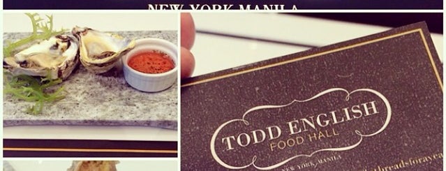 Todd English Food Hall is one of I should try this out.