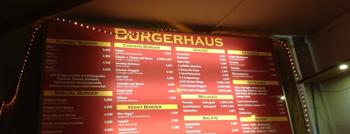 Burgerhaus is one of vegan friendly places.