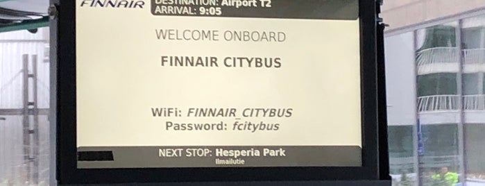 Finnair City Bus is one of Hei Hei Helsinki.