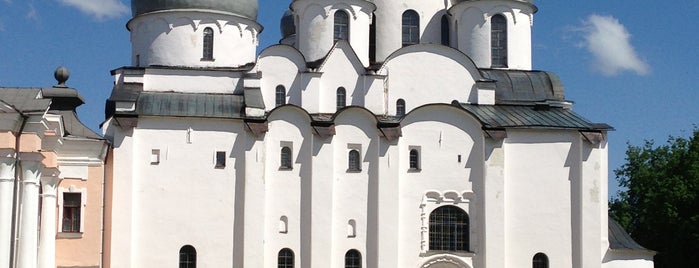 Saint Sophia Cathedral is one of Великий Новгород ❤️.