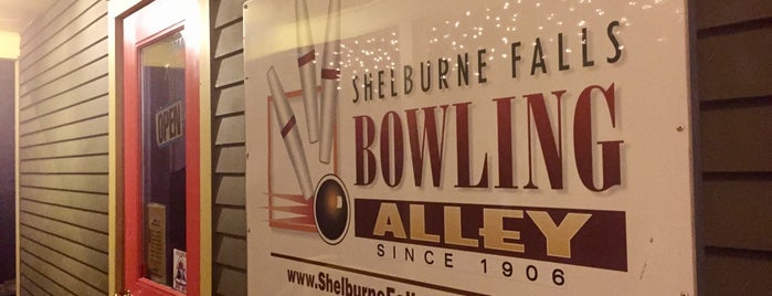 Shelburne Falls Bowling Alley is one of Tempat yang Disukai Hannah.