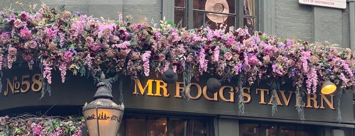 Mr Fogg's Gin Parlour is one of London.