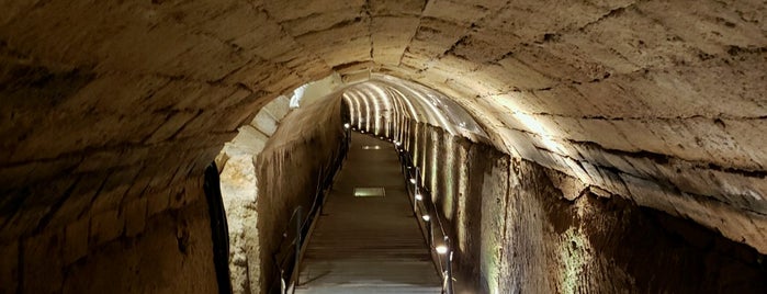 The Templars Tunnel is one of Israel.