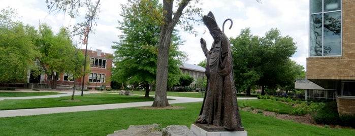 Statue of St. Patrick is one of Best places on campus.