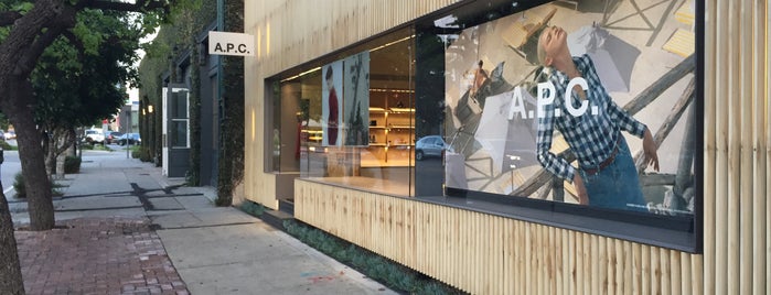 A.P.C. is one of US18: Los Angeles.