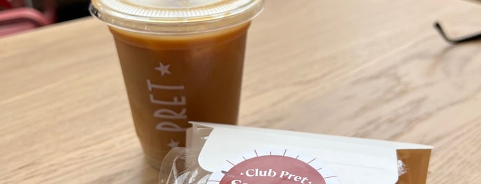 Pret A Manger is one of London Good Food.