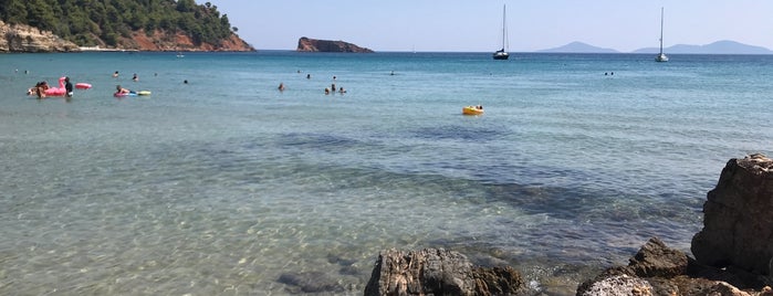 Chrysi Milia Beach is one of Alonisos Island, Greece.