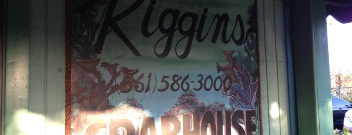 Riggins Crabhouse is one of สถานที่ที่ Lizzie ถูกใจ.