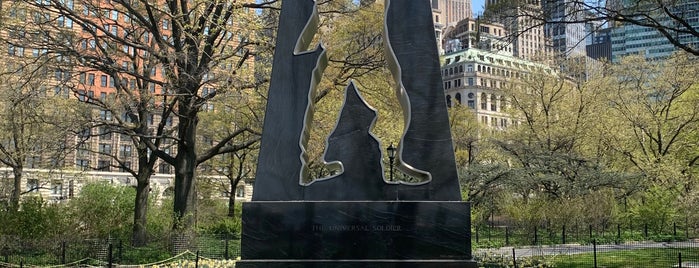 The Universal Soldier Statue is one of NYC to do list.