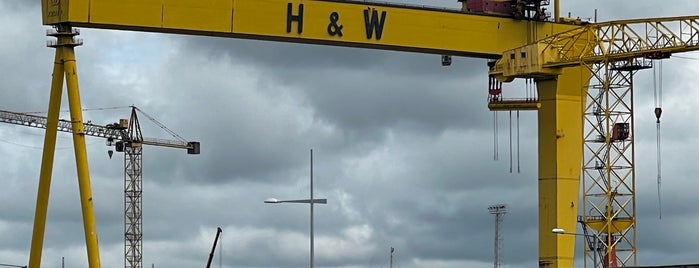 Samson and Goliath is one of Belfast and Dublin.