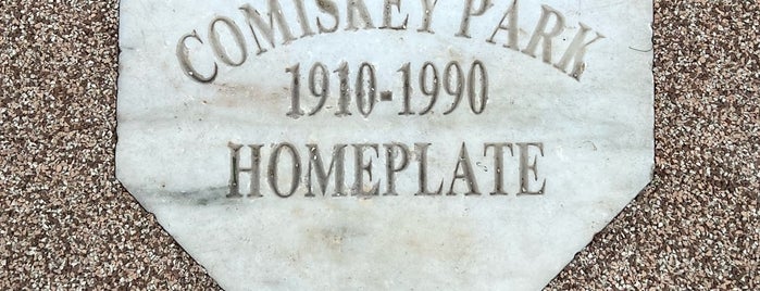 Old Comiskey Park Homeplate is one of MLB Golden Era Ballparks.