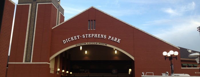 Dickey-Stephens Park is one of places of interest.