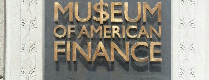 Museum of American Finance is one of New York City.