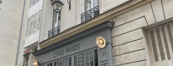 Cinq Mars is one of Paris.