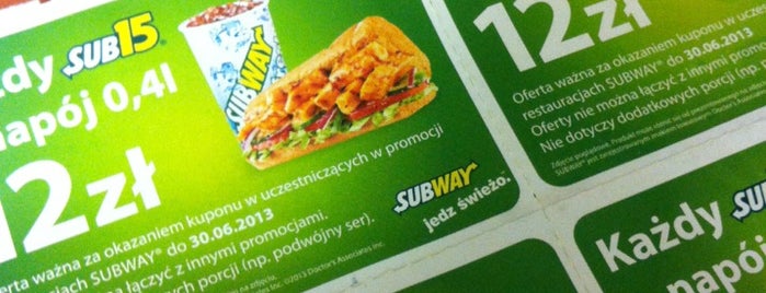 Subway is one of Must-visit Food in Warszawa.