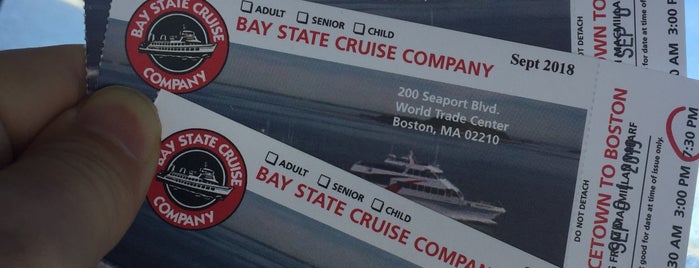 Bay State Cruise Company Fast Ferry - Provincetown To Boston is one of สถานที่ที่ Kirk ถูกใจ.