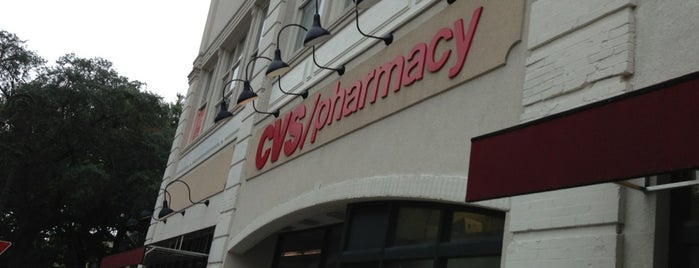 CVS pharmacy is one of D 님이 좋아한 장소.