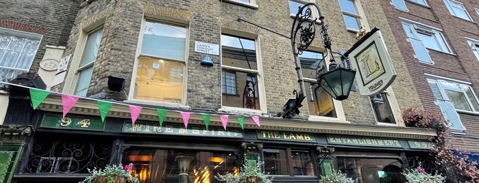 The Lamb is one of London's 50 Best Pubs 2020.