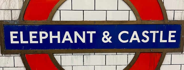 Elephant & Castle London Underground Station is one of Underground Overground.