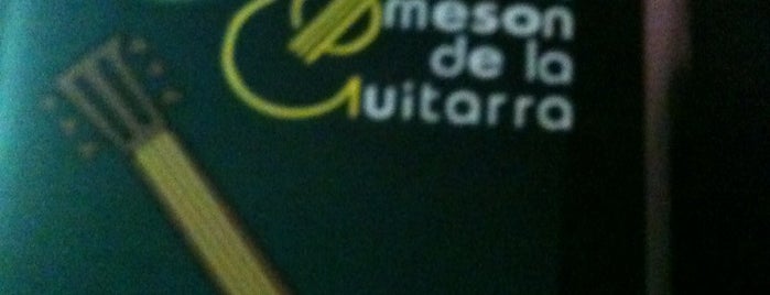 Mesón de la Guitarra is one of Tempat yang Disimpan Alejandro.