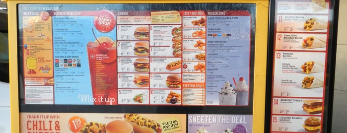 Sonic Drive-In is one of Must-visit Food in Waco.