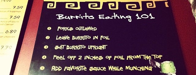 Izzo's Illegal Burrito is one of สถานที่ที่ Mike ถูกใจ.