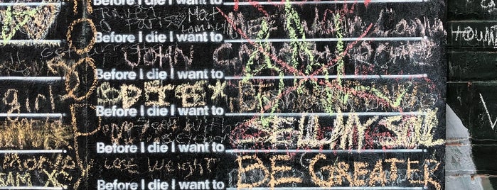 Before I Die Wall is one of if you're ever in ____.