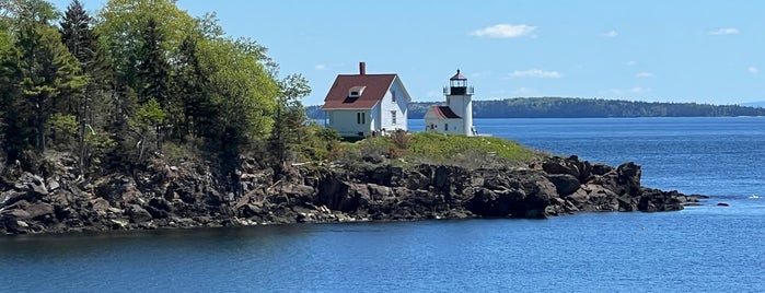 Curtis Island Lighthouse Overlook is one of Lighthouses - USA (New England).