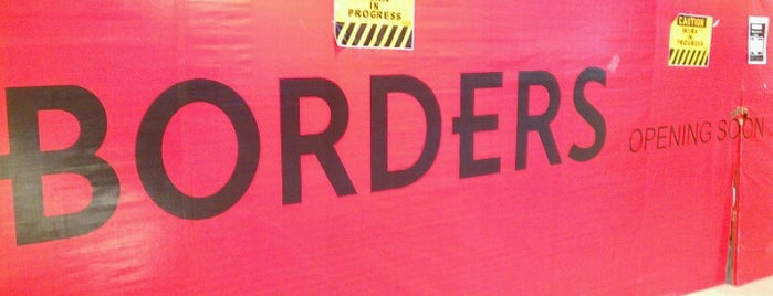 Borders is one of Where you go.