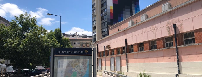 Metro Quinta das Conchas [AM] is one of Metro Lisboa.