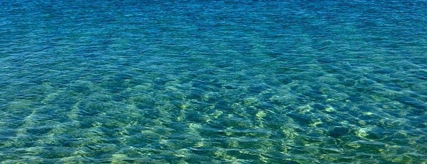 Psarou Beach is one of Mykonos / Griechenland.