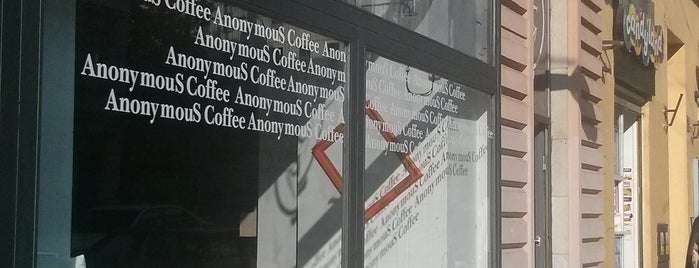 AnonymouS Coffee is one of Pražské kavárny.