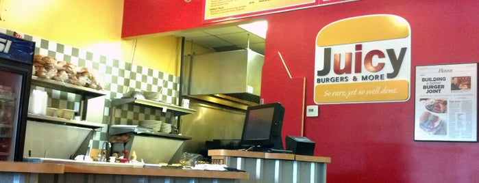 Juicy Burgers & More is one of Chris’s Liked Places.