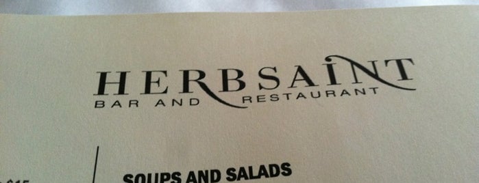 Herbsaint is one of Where to Eat & Drink in NOLA.