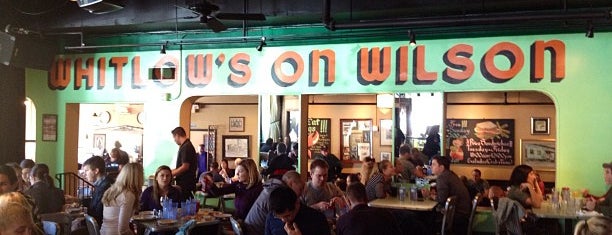 Whitlow's on Wilson is one of dc drinks + food + coffee.