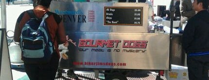 Biker Jim's Gourmet Dogs is one of Denver Food Trucks.