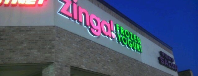Zinga Frozen Yogurt is one of Greg’s Liked Places.